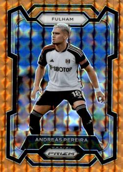 2023-24 Panini Prizm Premier League - Orange Mosaic #161 Andreas Pereira Front