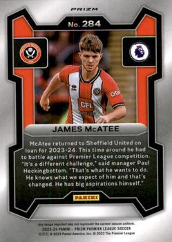 2023-24 Panini Prizm Premier League - Orange Mosaic #284 James McAtee Back