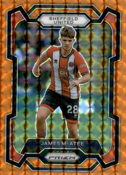 2023-24 Panini Prizm Premier League - Orange Mosaic #284 James McAtee Front