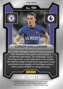2023-24 Panini Prizm Premier League - Blue #191 Conor Gallagher Back