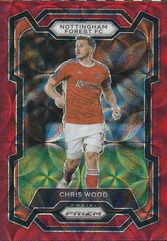 2023-24 Panini Prizm Premier League - Choice Red #249 Chris Wood Front