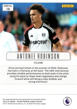 2023-24 Panini Prizm Premier League - Prizm Flashback 2012 #10 Antonee Robinson Back