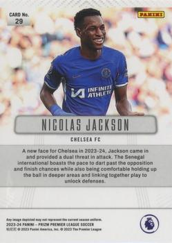 2023-24 Panini Prizm Premier League - Prizm Flashback 2012 #29 Nicolas Jackson Back