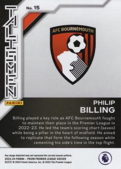 2023-24 Panini Prizm Premier League - Talismen #15 Philip Billing Back