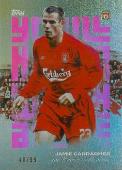 2023-24 Topps Liverpool Team Set - Pink Foil #44 Jamie Carragher Front