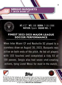 2023 Finest MLS #3 Sergio Busquets Back