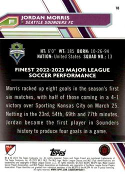 2023 Finest MLS #18 Jordan Morris Back