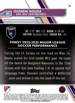 2023 Finest MLS #22 Ousseni Bouda Back