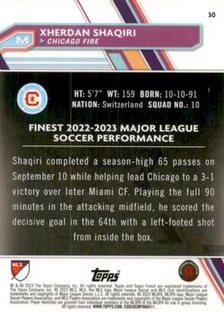 2023 Finest MLS #30 Xherdan Shaqiri Back