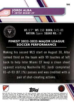 2023 Finest MLS #100 Jordi Alba Back