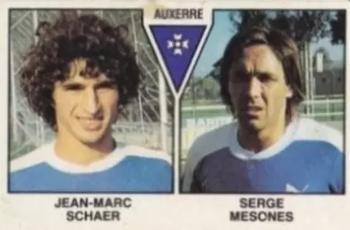 1978-79 Panini Football 79 (France) #346 Jean-Marc Schaer / Serge Mesones Front