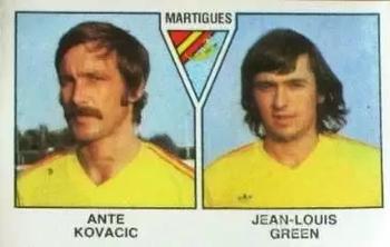 1978-79 Panini Football 79 (France) #401 Ante Kovacic / Jean-Louis Green Front
