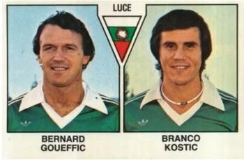 1978-79 Panini Football 79 (France) #508 Bernard Goueffic / Branko Kostic Front