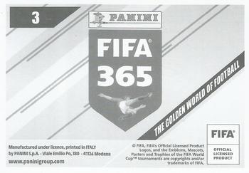 2024 Panini FIFA 365 Stickers #3 Logo FIFA Back