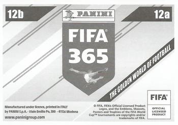 2024 Panini FIFA 365 Stickers #12a/12b Enzo Díaz / Manuel Lanzini Back