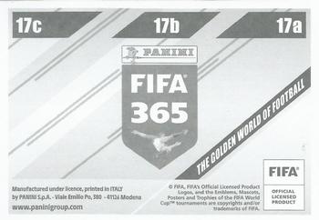 2024 Panini FIFA 365 Stickers #17a/17b Salomon Rondon / Miguel Borja / Pablo Solari Back