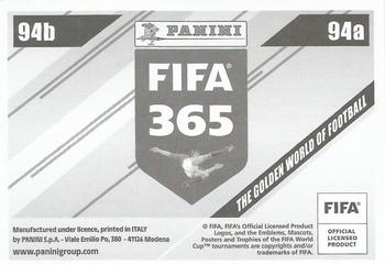 2024 Panini FIFA 365 Stickers #94a/94b Kevin De Bruyne / Bernardo Silva Back