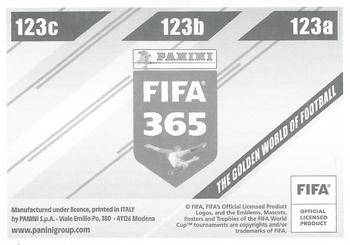 2024 Panini FIFA 365 Stickers #123a/123b/123c Branco Van den Boomen / Kenneth Taylor / Davy Klaassen Back