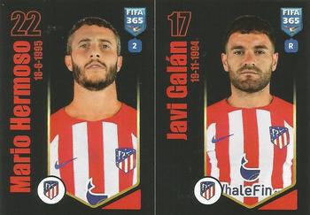 2024 Panini FIFA 365 Stickers #137a/137b Mario Hermoso / Javi Galán Front