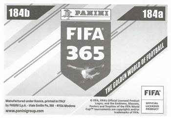 2024 Panini FIFA 365 Stickers #184a/184b Matteo Gabbia / Alberto Moreno Back