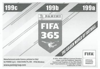 2024 Panini FIFA 365 Stickers #199a/199b/199c Pau López / Samuel Gigot / Jonathan Clauss Back