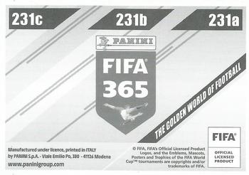 2024 Panini FIFA 365 Stickers #231a/231b/231c Matthijs de Ligt / Benjamin Pavard / Dayot Upamecano Back