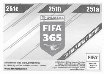 2024 Panini FIFA 365 Stickers #251a/251b/251c Ellyes Skhiri / Sebastian Rode / Kristijan Jakić Back