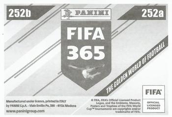2024 Panini FIFA 365 Stickers #252a/252b Timothy Chandler / Ellyes Skhiri Back