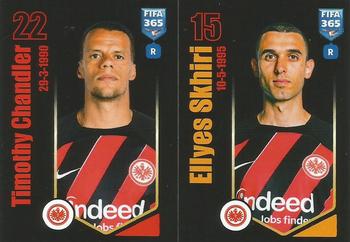 2024 Panini FIFA 365 Stickers #252a/252b Timothy Chandler / Ellyes Skhiri Front