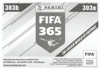 2024 Panini FIFA 365 Stickers #303a/303b Nicolò Barella / Henrikh Mkhitaryan Back