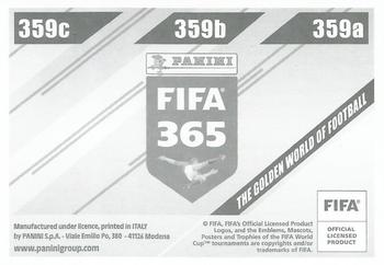 2024 Panini FIFA 365 Stickers #359a/359b/359c Sergio Barreto / Gustavo Cabral / José Castillo Back