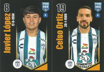 2024 Panini FIFA 365 Stickers #367a/367b Javier Lopez / Celso Ortiz Front