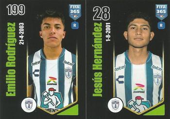 2024 Panini FIFA 365 Stickers #368a/368b Emilio Rodriguez / Jesus Hernandez Front