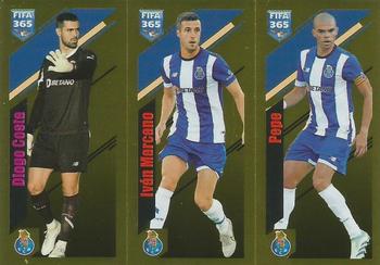 2024 Panini FIFA 365 Stickers #375a/375b/375c Diogo Costa / Ivan Marcano / Pepe Front