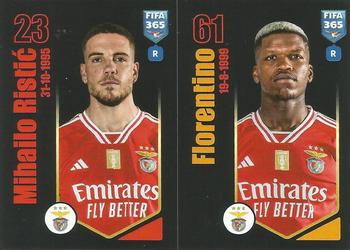 2024 Panini FIFA 365 Stickers #396a/396b Mihailo Ristić / Florentino Front