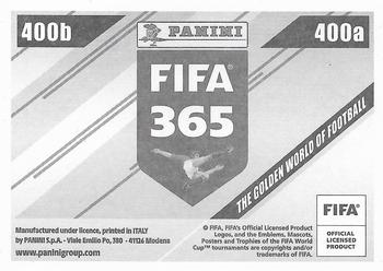 2024 Panini FIFA 365 Stickers #400a/400b Chiquinho / Ángel Di María Back