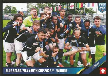 2024 Panini FIFA 365 Stickers #408 Blue Stars/FIFA Youth Cup 2023 - Winner Front