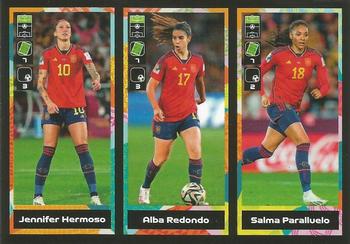 2024 Panini FIFA 365 Stickers #427 Jennifer Hermoso / Alba Redondo / Salma Paralluelo Front