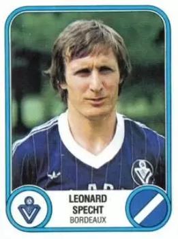 1982-83 Panini Football 83 (France) #42 Leonard Specht Front