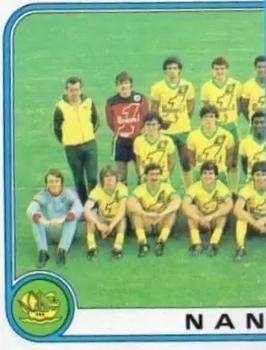1982-83 Panini Football 83 (France) #218 Equipe Front