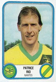 1982-83 Panini Football 83 (France) #222 Patrice Rio Front