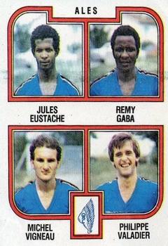 1982-83 Panini Football 83 (France) #375 Jules Eustache / Remy Gaba / Michel Vigneau / Philippe Valadier Front