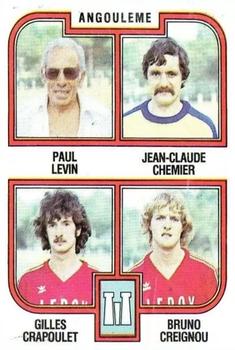 1982-83 Panini Football 83 (France) #379 Paul Levin / Jean-Claude Chemier / Gilles Crapoulet / Bruno Creignou Front