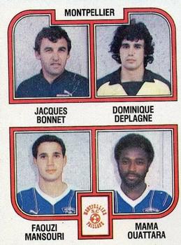 1982-83 Panini Football 83 (France) #403 Jacques Bonnet / Deplagne / Mansouri / Quattara Front