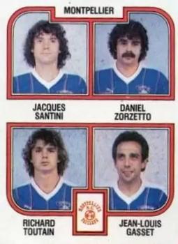1982-83 Panini Football 83 (France) #404 Jacques Santini / Zorzetto / Toutain / Gasset Front