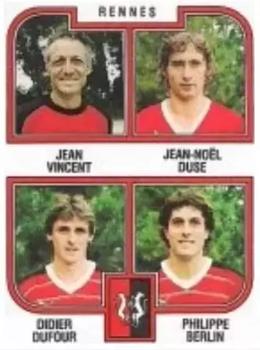 1982-83 Panini Football 83 (France) #415 Jean Vincent / Duse / Dufour / Berlin Front