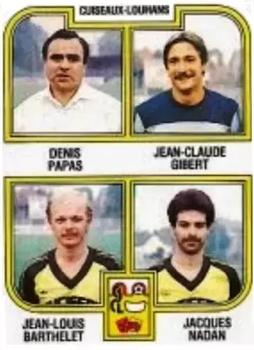 1982-83 Panini Football 83 (France) #442 Denis Papas / Gibert / Barthelet / Nadan Front