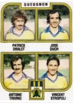 1982-83 Panini Football 83 (France) #456 Patrick Dralet / Duch / Trivino / Stropoli Front