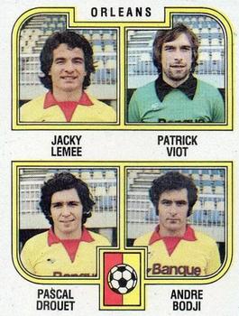 1982-83 Panini Football 83 (France) #469 Jacky Lemee / Viot / Drouet / Bodji Front
