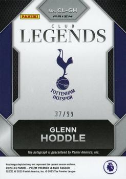 2023-24 Panini Prizm Premier League - Club Legends Signatures Silver #CL-GH Glenn Hoddle Back